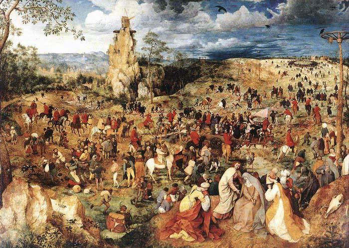 Pieter Bruegel Christ Carrying the Cross oil painting picture